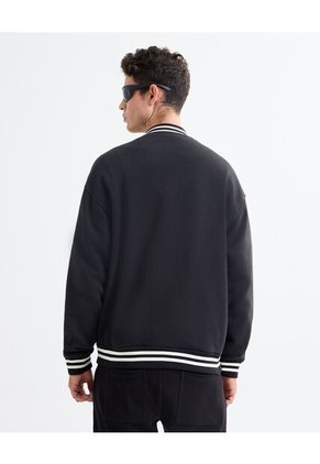 Chaqueta Para Hombre Bomber Color Negro Marca Seven Seven #45080457