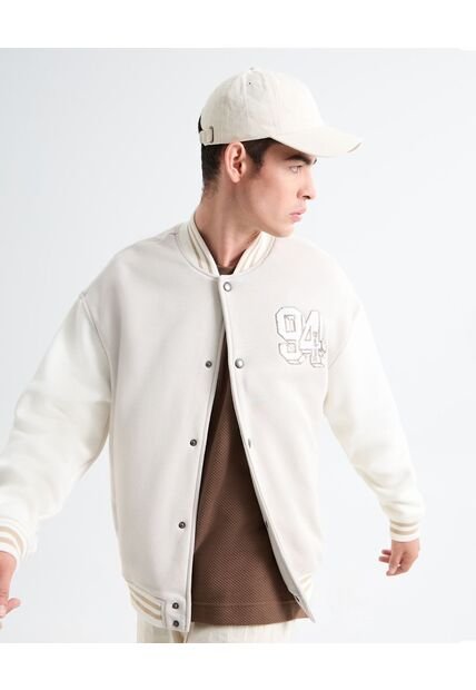 Chaqueta Para Hombre Bomber Color Beige Marca Seven Seven #45080452
