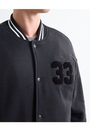 Chaqueta Para Hombre Bomber Color Negro Marca Seven Seven #45080457