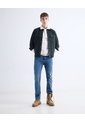 Sobrecamisa Con Bolsillos Frontales  Para Hombre Verde Seven Seven de Seven Seven