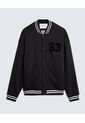 Chaqueta Para Hombre Bomber Color Negro Marca Seven Seven #45080457 de Seven Seven