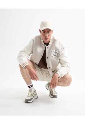 Chaqueta Para Hombre Bomber Color Beige Marca Seven Seven #45080452