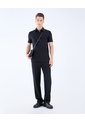 Polo Jersey  Para Hombre Negro Seven Seven de Seven Seven