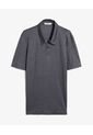 Polo Para Hombre Cuello Maquina Sin Bolsillo Color Gris Marca Seven Seven #45110943 de Seven Seven