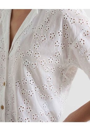 Blusa Para Mujer Manga Corta Color Crudo Marca Seven Seven #28124034