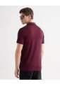 Polo Para Hombre Cuello Tejido Sin Bolsillo Color Vino Marca Seven Seven #45110903 de Seven Seven