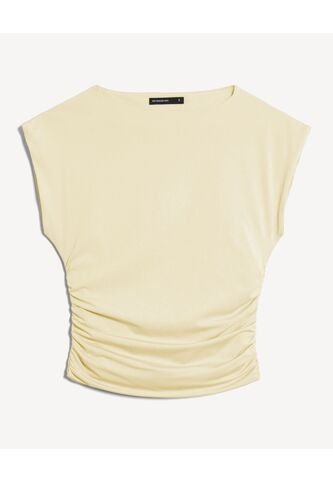 Camiseta Para Mujer Manga Corta Cuello Redondo Color Amarillo Marca Seven Seven #28096618 Seven Seven