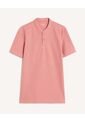 Polo Para Hombre Cuello Mao Sin Bolsillo Color Rosado Marca Seven Seven #45110907 de Seven Seven