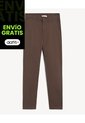 Pantalón Chino Regular  Para Hombre Café Seven Seven de Seven Seven