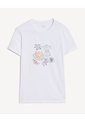 Camiseta Estampada Pancakes  Para Mujer Crudo Seven Seven de Seven Seven