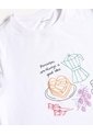 Camiseta Estampada Pancakes  Para Mujer Crudo Seven Seven de Seven Seven
