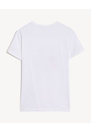 Camiseta Estampada Pancakes  Para Mujer Crudo Seven Seven