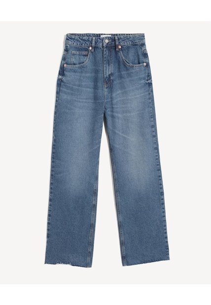 Jean Para Mujer Straight Color Azul Marca Seven Seven #28160973