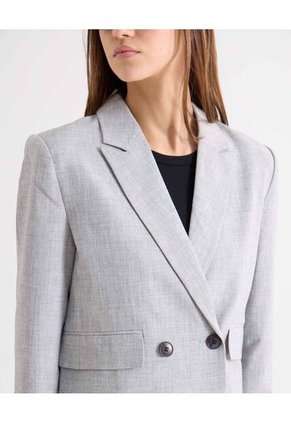 Blazer Para Mujer  Color Gris Marca Seven Seven #28400055