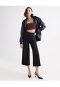 Crop Top Con Tiras Delgadas  Para Mujer Vino Seven Seven de Seven Seven