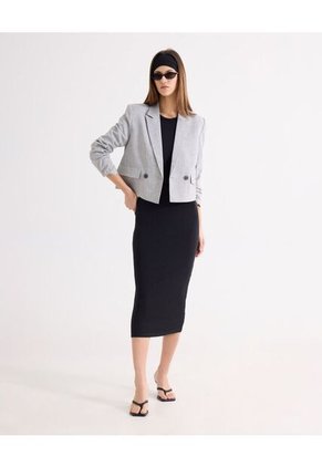 Blazer Para Mujer  Color Gris Marca Seven Seven #28400055