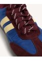 Tenis Retro Paneles En Contraste  Para Hombre Vino Seven Seven de Seven Seven