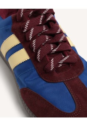 Tenis Retro Paneles En Contraste  Para Hombre Vino Seven Seven