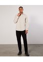 Camisa Con Cuello Camisero  Para Hombre Avena Seven Seven de Seven Seven