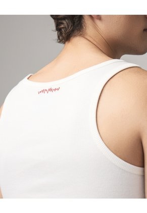 Tank Top Slim En Rib Para Hombre Crudo Seven Seven