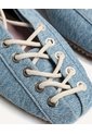 Baletas Textiles Con Cordones  Para Mujer Azul Seven Seven de Seven Seven
