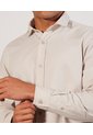 Camisa Con Cuello Camisero  Para Hombre Avena Seven Seven de Seven Seven