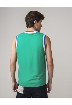 Tank Top Layering En Jersey Para Hombre Verde Seven Seven