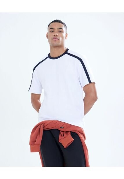 Camiseta  Para Hombre Manga Corta Color Blanco Marca Seven Seven #45092423