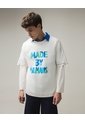 Camiseta Gráfica Con Capas  Para Hombre Crema Seven Seven de Seven Seven