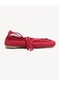 Baletas Crochet Con Amarre  Para Mujer Rojo Seven Seven de Seven Seven