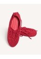 Baletas Crochet Con Amarre  Para Mujer Rojo Seven Seven de Seven Seven