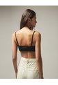 Top Escote En V Tiras Ajustables  Para Mujer Negro Seven Seven de Seven Seven