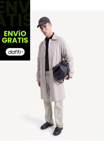 Chaqueta Trench Mackintosh  Para Hombre Gris Seven Seven Seven Seven
