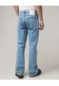 Jean Flare Tiro Medio Rígido  Para Mujer Azul Seven Seven de Seven Seven