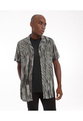 Camisa Para Hombre Manga Corta Color Verde Claro Marca Seven Seven #45011790