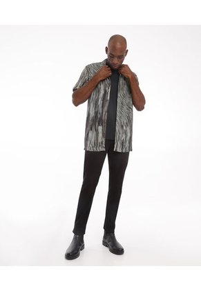 Camisa Para Hombre Manga Corta Color Verde Claro Marca Seven Seven #45011790