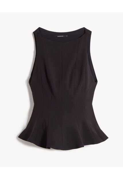 Blusa Para Mujer Manga Sisa Color Negro Marca Seven Seven #28124117