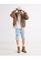 Chaqueta  Para Hombre Acolchada Color Camel Marca Seven Seven #45080511 de Seven Seven