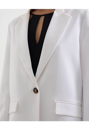 Blazer Para Mujer  Color Blanco Marca Seven Seven #28400053