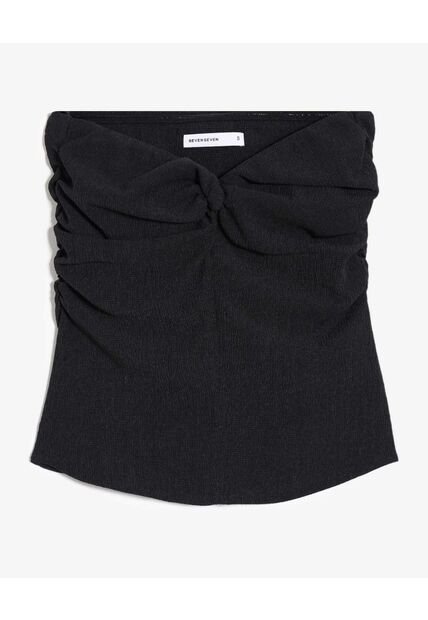 Camiseta Para Mujer Manga Sisa Moda Color Negro Marca Seven Seven #28096465