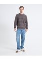 Saco Textura De Rayas  Para Hombre Gris Seven Seven de Seven Seven