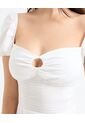 Vestio Maxi Con Cut Out  Para Mujer Crudo Seven Seven de Seven Seven
