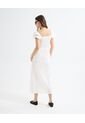 Vestio Maxi Con Cut Out  Para Mujer Crudo Seven Seven de Seven Seven