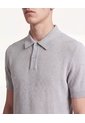 Polo Tricot  Regular  Para Hombre Gris Seven Seven de Seven Seven