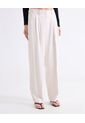 Pantalón Wide Leg Sastrero  Para Mujer Beige Seven Seven de Seven Seven