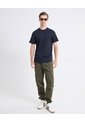 Camiseta Básica Ligera  Para Hombre Negro Seven Seven de Seven Seven