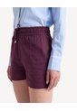 Short Fluido De Ajuste Confortable  Para Mujer Vino Seven Seven de Seven Seven