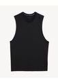 Camiseta Deportiva Sin Mangas  Para Hombre Negro Seven Seven de Seven Seven