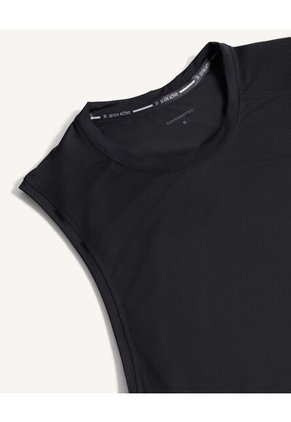 Camiseta Deportiva Sin Mangas Para Hombre Negro Seven Seven