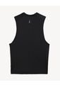 Camiseta Deportiva Sin Mangas  Para Hombre Negro Seven Seven de Seven Seven